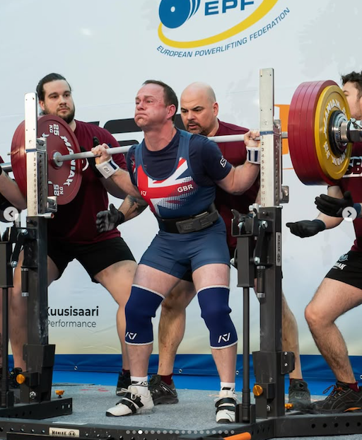 Dave squatting 263.5kg